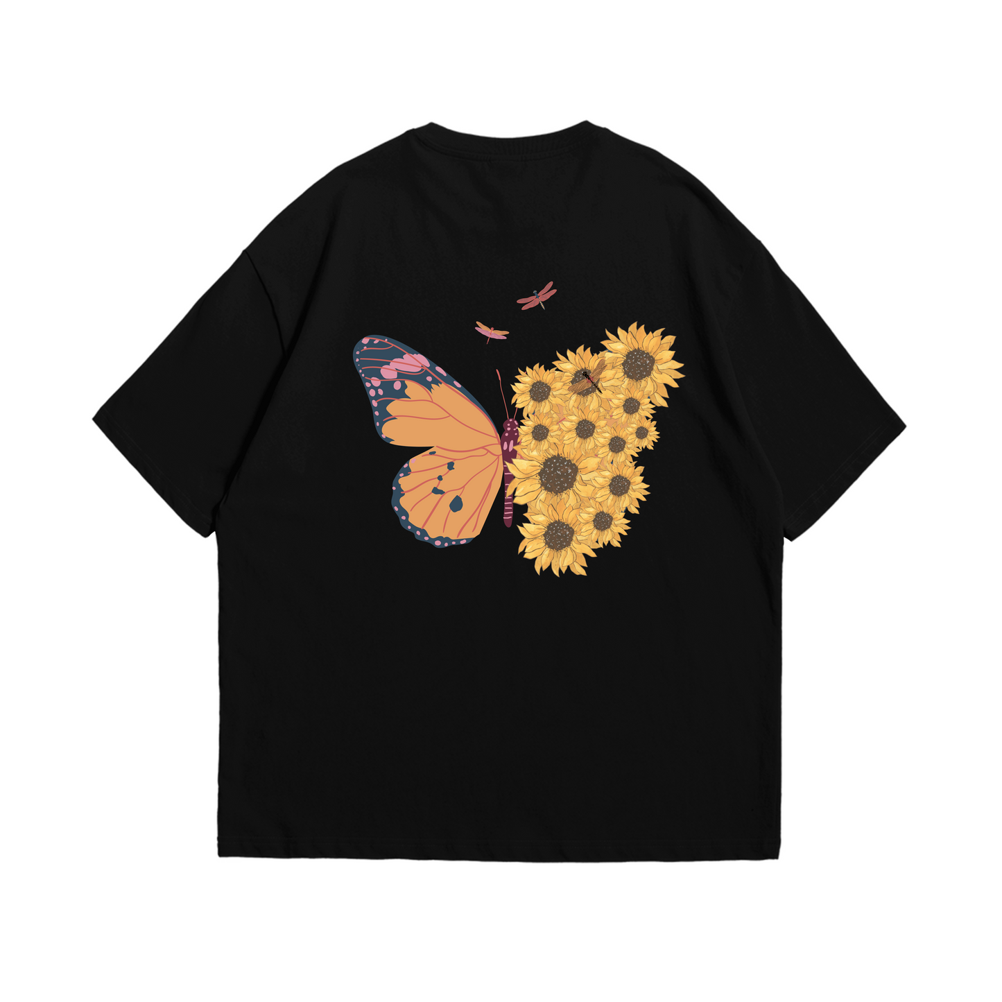 YELLOW BUTTERFLY T-SHIRT