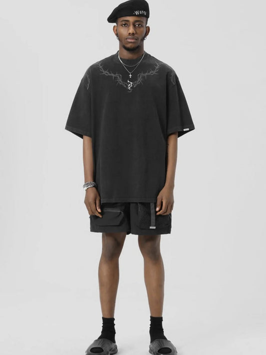Barbwire Oversized T Shirt